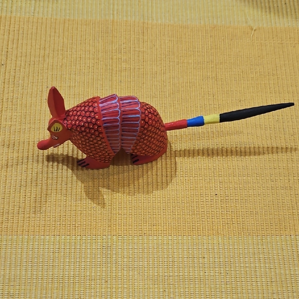 Colorful Armadillo Figurine